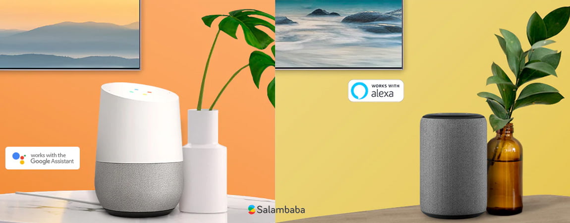 تلویزیون سامسونگ Q85R - دستیار صوتی  Google Assistant و Amazon Alexa